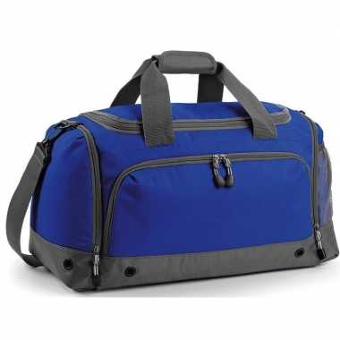 Voetbaltas kobalt/grijs 30 liter