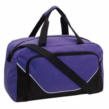 Voetbaltas paars/zwart 29 liter