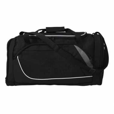Voetbaltas zwart 45 liter