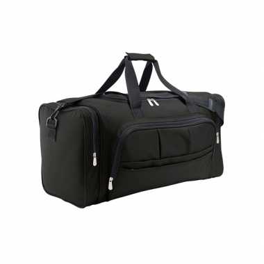 Zwarte weekendtas 62 cm