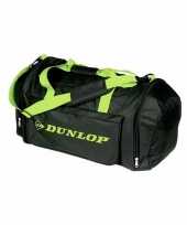 Dunlop weekendtassen zwart met groen