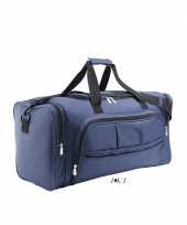 Polyester weekendtas 62 x 30 x 26 cm